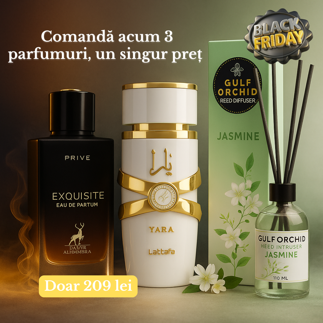 Pachet Yara Moi + Alhambra Exquisite Prive + Gulf Orchid Jasmine